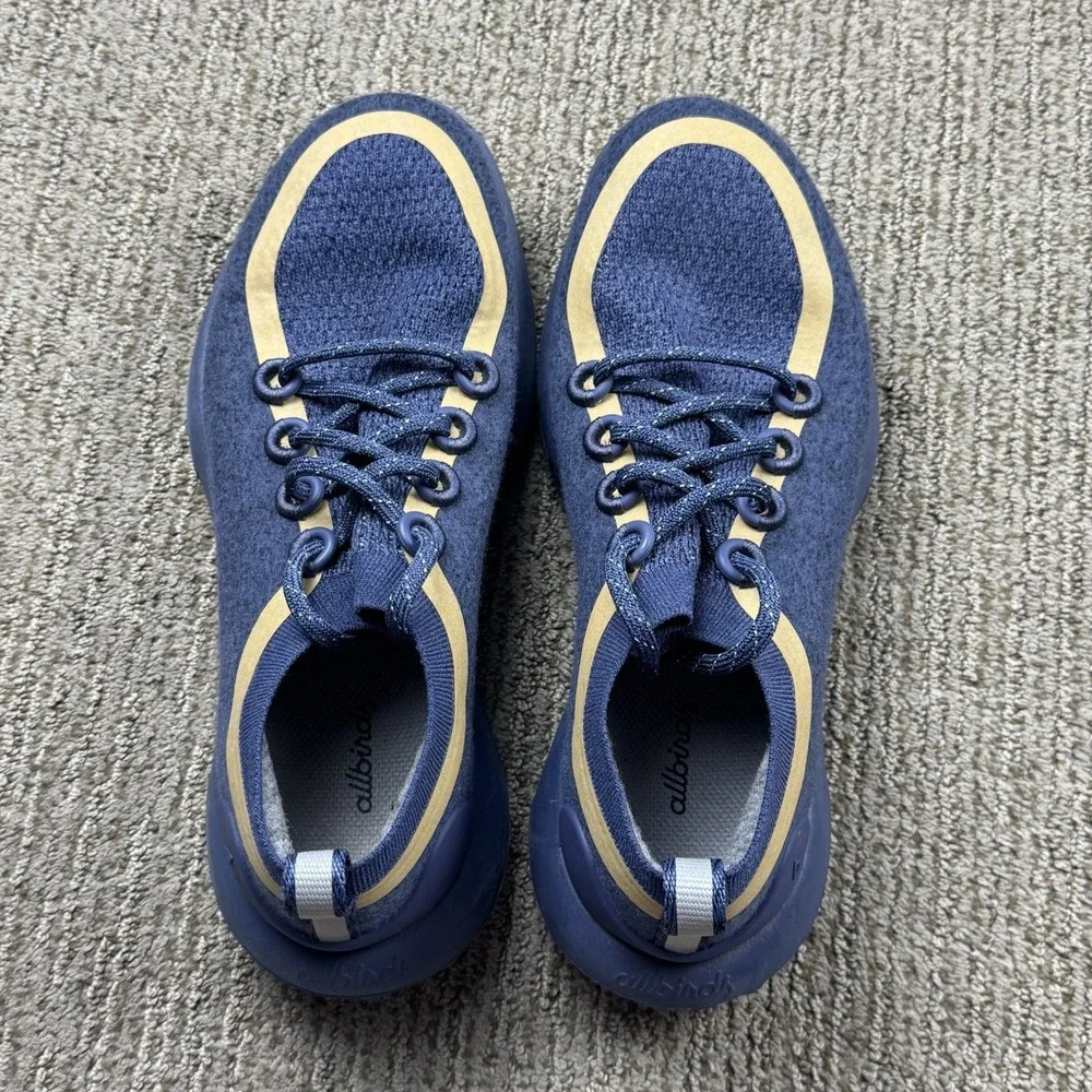 Allbirds Womens 11 Trail Runners SWT Mizzles Sneaker Shoe Wool Blend Blue